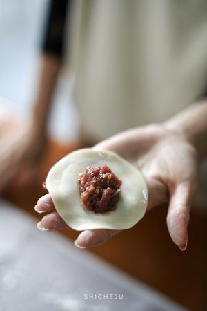 【矢车菊】一次吃到两种馅-『胡萝卜羊肉饺&鲜虾牛肉饺』的做法 步骤20