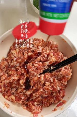 包子 盘龙牛肉饼 肉饼 馅的调制小笼包子 面的做法 步骤4