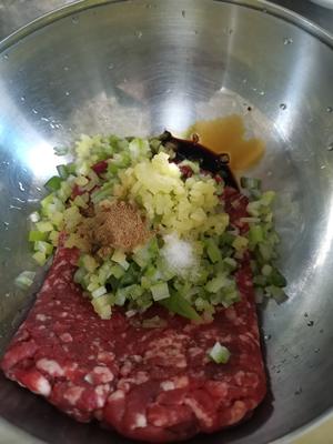 牛肉茴香馅饺子(从和面到调馅)的做法 步骤3