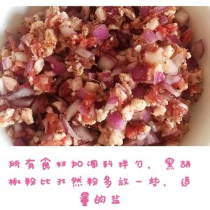 正宗新疆羊肉烤包子烤箱版的做法 步骤2