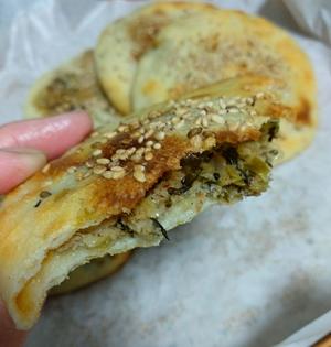 又香又脆的鲜肉光饼（烤箱版烧饼）的做法 步骤13