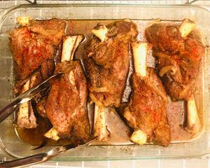 鲜香酥烂的烤小羊腿（lamb shank)—-厨房新手友好的做法 步骤7