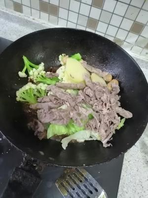 干锅羊肉片的做法 步骤5