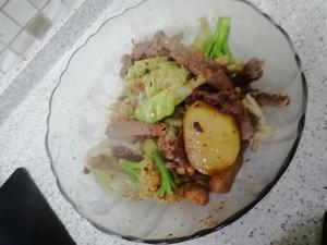 干锅羊肉片的做法 步骤7