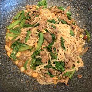 大排档系列羊肉炒米粉的做法 步骤8