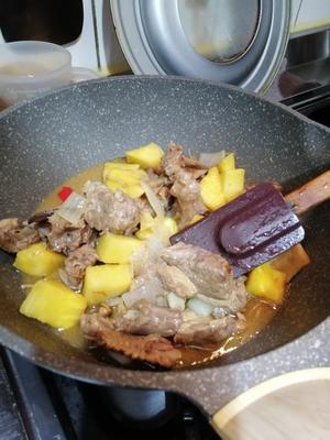 非常好吃?鳳梨燒鴨肉［菠萝］的做法 步骤9