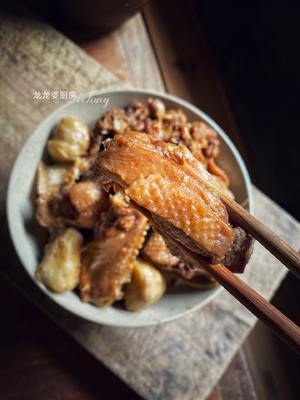 柴火灶家常菜～芋子闷鸭肉的做法 步骤12