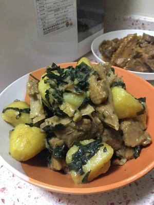 鸭肉两食（土豆紫苏焖鸭、干煸鸭）的做法 步骤30