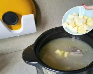 老鸭红白两吃(之老鸭扁尖汤)的做法 步骤5