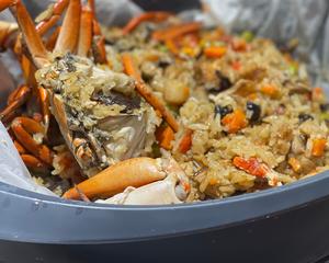 一锅三菜——鲍鱼老鸭汤+糯米红鲟饭+粉蒸肉的做法 步骤9