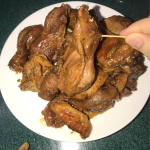 电饭煲简易焗鸭腿鸭胗的做法 步骤3