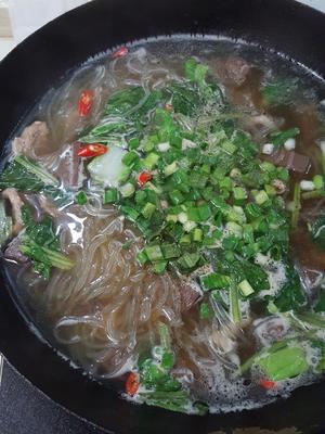 鸭血粉丝汤(无味精)~真肉汤才健康美味的做法 步骤6