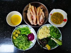 【夏日爽口吮指鸭脚！】#小食#青柠百香老虎菜鸭掌???的做法 步骤4