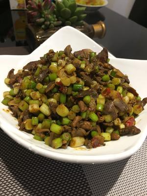 超级下饭菜～蒜苔炒鸭杂的做法 步骤13