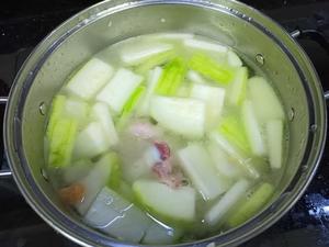 时令节瓜浸鸡的做法 步骤4