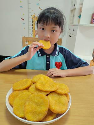 色泽金黄的酥脆南瓜饼的做法 步骤26