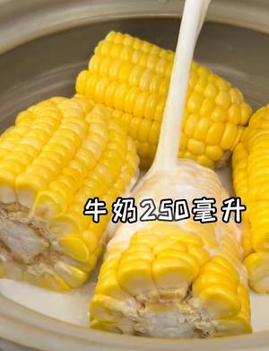 奶香甜玉米芙蓉菠菜汤套餐的做法 步骤2