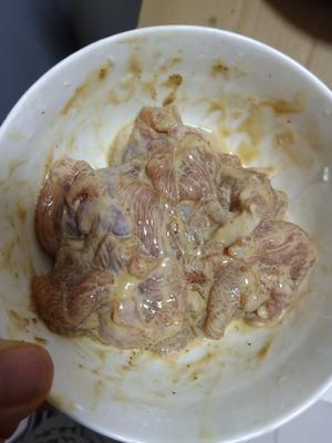 少油版茄子炒肉的做法 步骤2