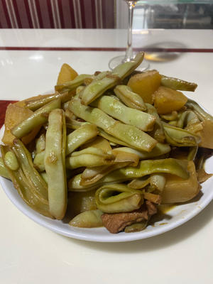 家常豆角炖土豆的做法 步骤12