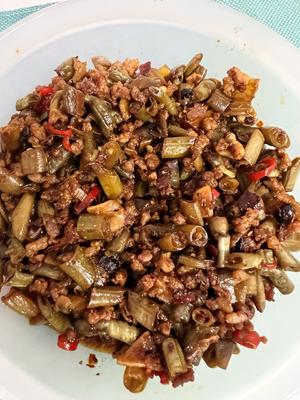 酸豇豆肉沫的做法 步骤8