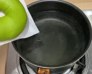 绿油油的抹茶红豆贝果的做法 步骤9