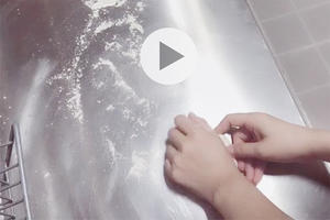 红豆三角包（内附红豆馅制作方法）的做法 步骤16