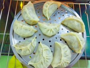 青椒茄子素馅蒸（煮）饺子的做法 步骤9