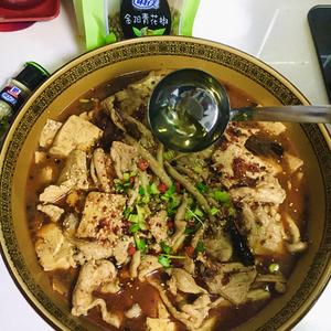 青花椒豆腐肉片的做法 步骤22