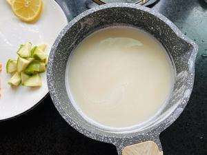 辅食中餐?蒸三文鱼 ?南瓜➕鹰嘴豆豆腐西葫芦汤的做法 步骤7