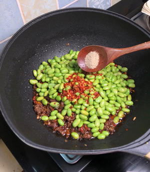 ?毛豆炒牛肉这样做也太费米饭了吧❗️❗️的做法 步骤9