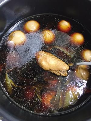 电饭煲卤味万能卤--卤鸡腿鸡翅卤蛋卤豆干卤毛豆各种卤的做法 步骤7