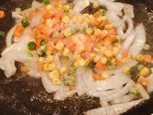 熊熊白白-雪豆鲑鱼螺蛳粉（工作日快捷版）的做法 步骤7