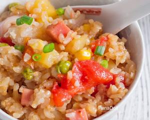 有菜有肉有主食?番茄焖饭【松下分体式饭煲】的做法 步骤8