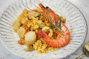 【0536】西班牙海鲜饭（paella） <;302小厨房>;的做法 步骤39