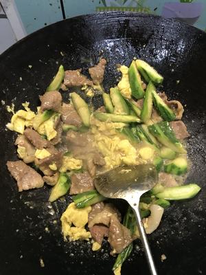 丝瓜鸡蛋炒肉的做法 步骤6