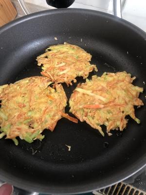 低卡路里超强饱腹感蔬菜饼的做法 步骤5