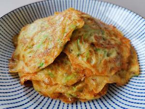 西葫芦鸡蛋饼（土豆丝饼、香芋丝饼或者其他丝饼?）的做法 步骤10