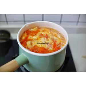 番茄蚕豆肉片汤的做法 步骤8