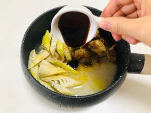 蚕豆排骨笋焖饭的做法 步骤6