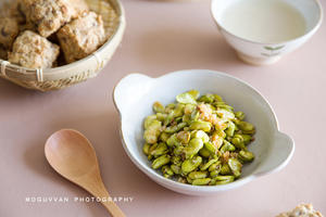 【北鼎烤箱食谱】蒜香烤蚕豆米的做法 步骤9