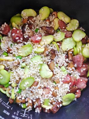 立夏&蚕豆咸饭的做法 步骤6
