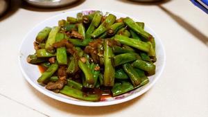 四季豆（芸扁豆）炒肉的做法 步骤5