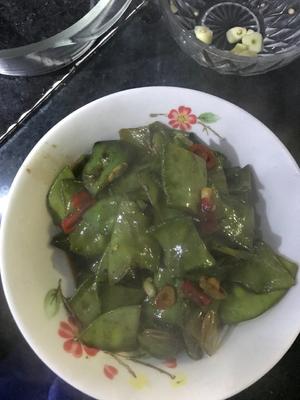 超简单的素炒扁豆的做法 步骤10