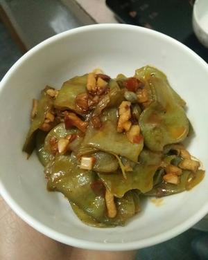 快手下饭菜~扁豆炒肉的做法 步骤7