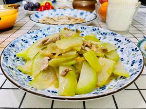 夏天的蔬菜～葫芦炒肉丝榨菜的做法 步骤8