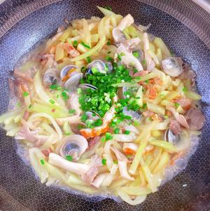 应季餐桌菜：家烧海味蒲瓜的做法 步骤8