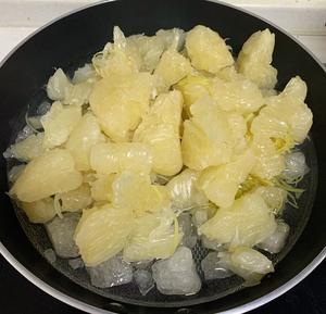 不苦涩的蜂蜜柚子茶（加柠檬）的做法 步骤5