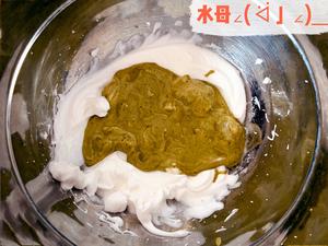 清新无花果抹茶戚风的做法 步骤12