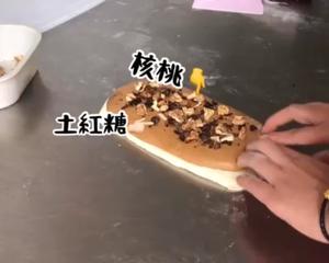 雙色牛奶核桃吐司的做法 步骤10