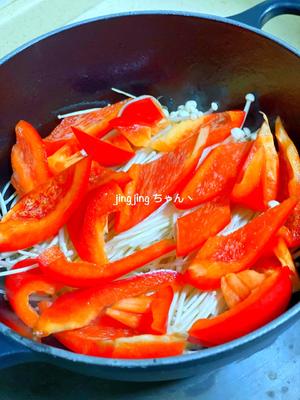 茄汁虾仁豆腐煲▎铸铁锅的做法 步骤6